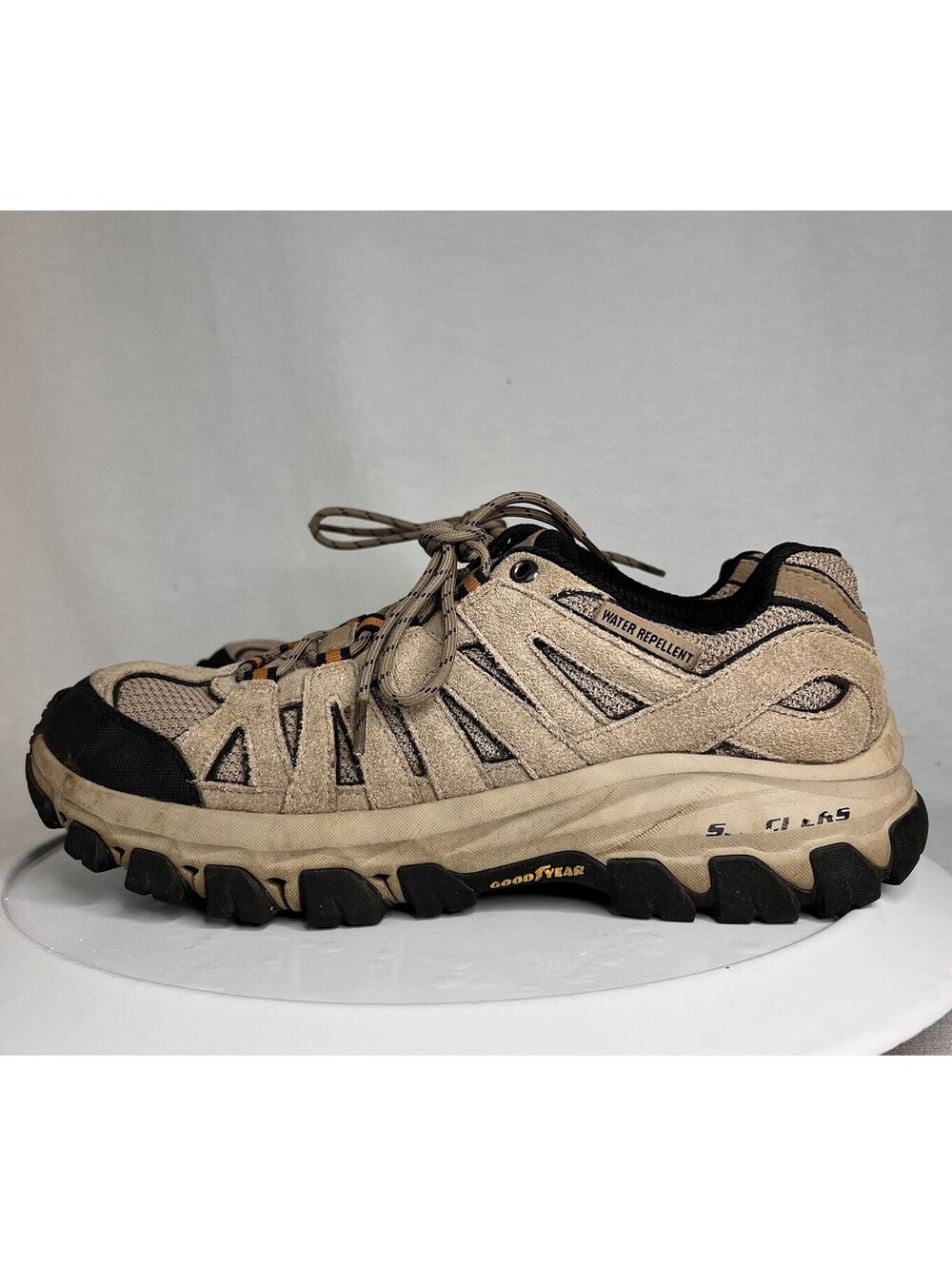 Skechers Edgemont Taggert Hiking Shoe Flex Groove Men's Size 12 Khaki